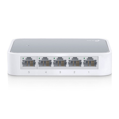 TP-Link TL-SF1005D 5-портовый настольный коммутатор 10/100 Мбит/с, 5 портов RJ45 10/100 Мбит/с, настольный пластиковый корпус