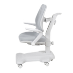 Эргономичное кресло Fundesk Estate Grey с подлокотниками