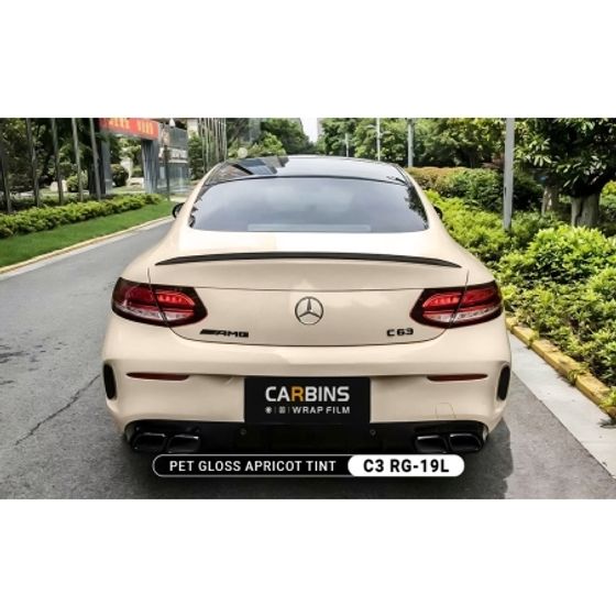 Пленка PET бежевая глянцевая Gloss Apricot Tint Carbins