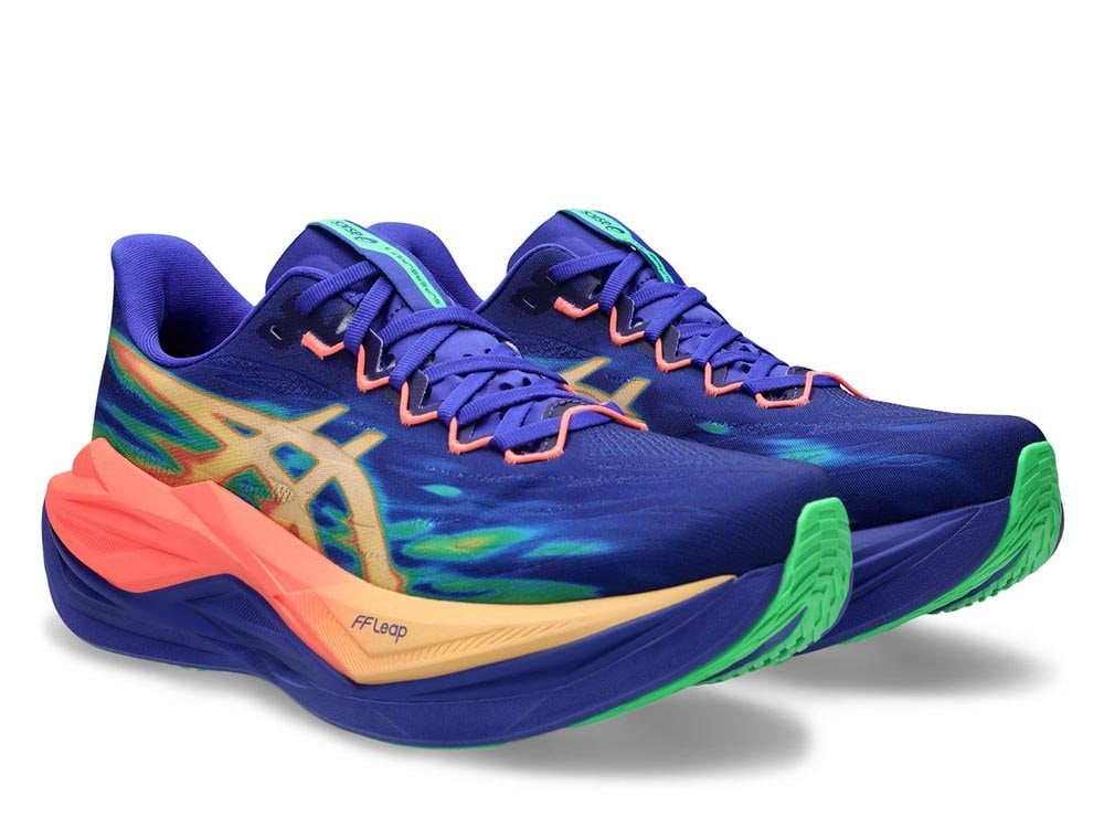 Кроссовки для бега мужские Asics Superblast 3 Cobalt Burst кобальтово-оранжевые
