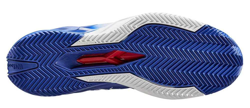 Мужские кроссовки теннисные Wilson Rush Pro 4.0 Hope Paris Clay - bluing/white/infrared