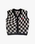 Жилет БИЧ Клетка Черно-Белый