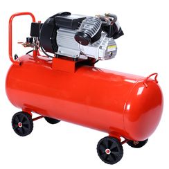 Компрессор пневматический 220В 2.2кВт 8атм. 250л/мин. ресивер-100л с прямым приводом V-образный GTE