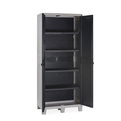 Уличный пластиковый шкаф Toomax Woody's XL Shelves