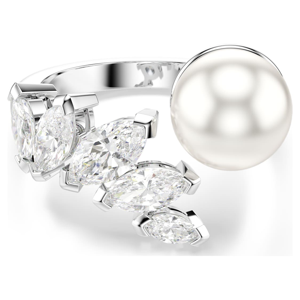 MESMERA:RING PEARL WHI/RHS 58