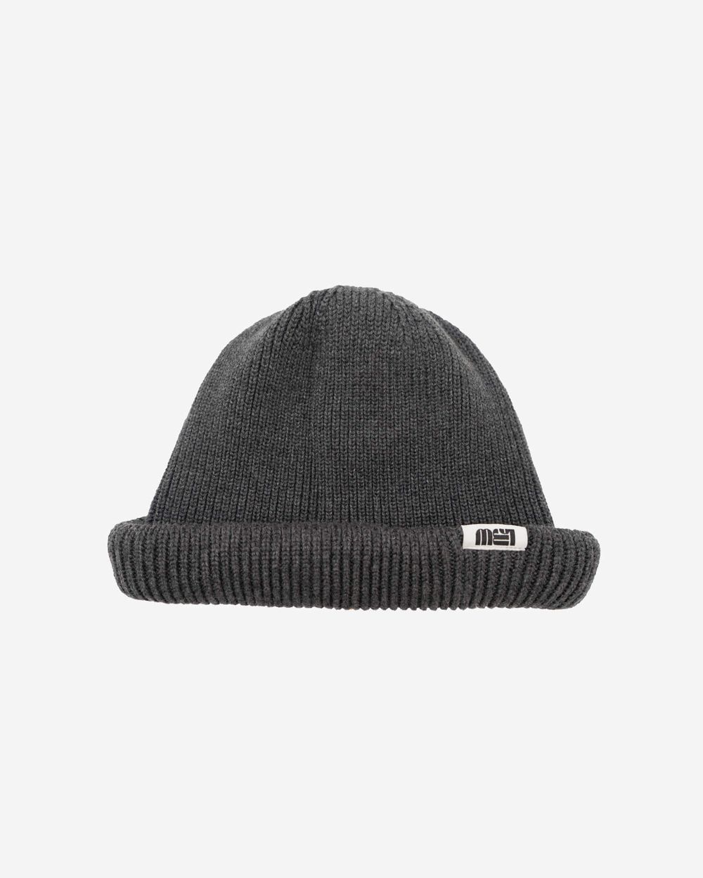 Шапка Меч Knit Short Beanie Charcoal FW22 Темно-Серая