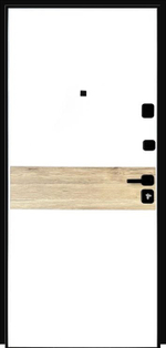 Дверь входная  Бруно  Дуб Галифакс