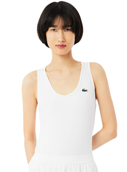 Топ теннисный Lacoste Sport Slim Fit Tank - white