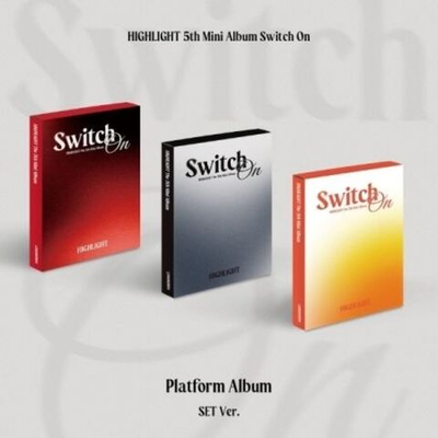 Альбом HIGHLIGHT - SWITCH ON 5th Mini Album PLATFORM RANDOM Version