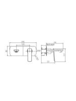 Смеситель для раковины скрытого монтажа HAIBA HB80548-8