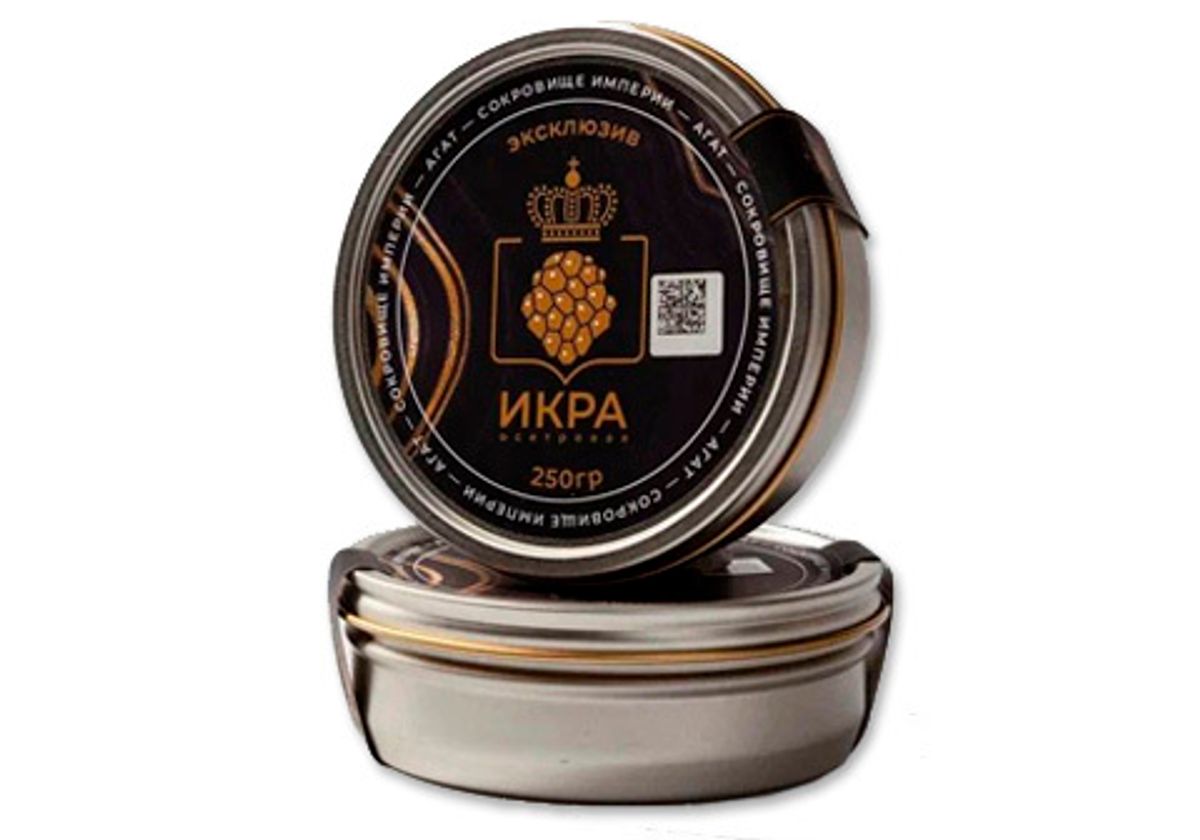 Икра черная Русского осетра "CAVIAR", 250г