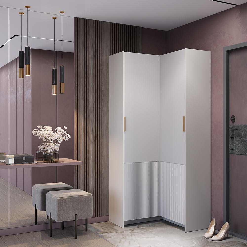 Шкаф угловой Пандора ШКУ-07 Кашемир/Айриш MF-03