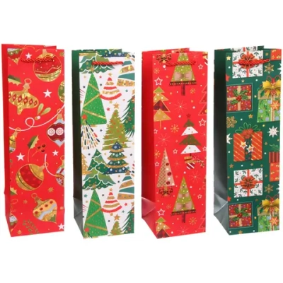 Пакет под бутылку «Волшебство» 11*38*11 см, микс