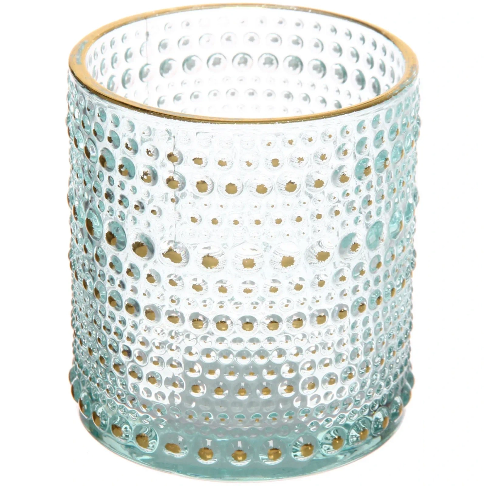 Подсвечник «Хрустальный блеск» 7*7,8 см, Голубой