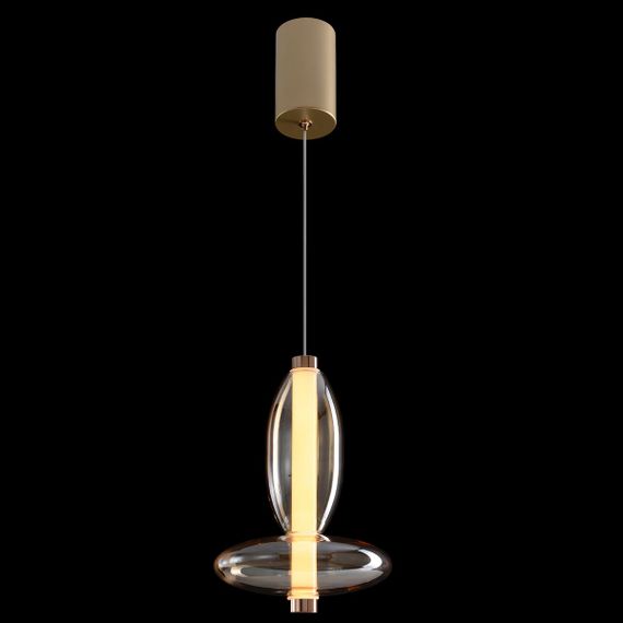 Подвесной светодиодный светильник Crystal Lux Quasar SP10W Led Amber