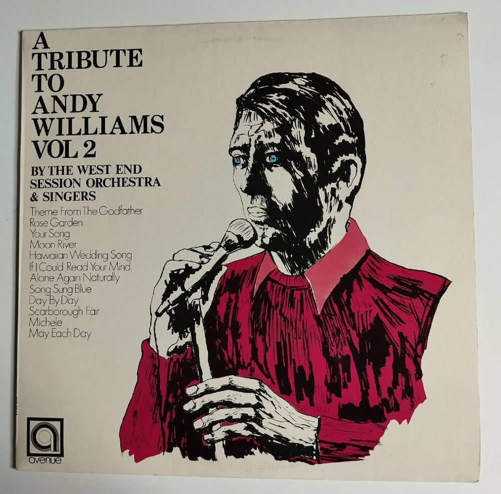 Винтажная виниловая пластинка LP A Tribute To Andy Williams Vol.2 (UK 1972)