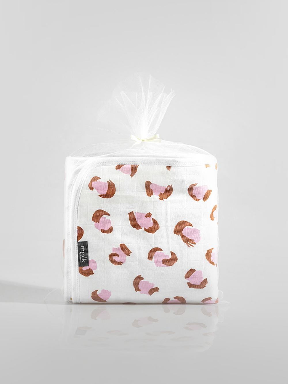 Муслиновое утеплённое одеяло Mjölk Леопард