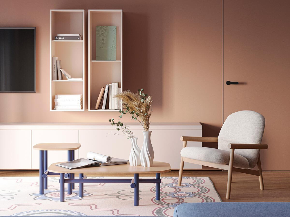 Ковер из хлопка по мотивам эвенских орнаментов из коллекции cultural heritage, 120х180 см