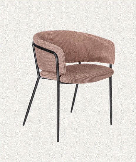 Стул Konnie розовый вельвет La Forma Испания