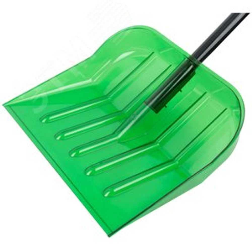 68114 Лопата для уборки снега Профи поликарбонатная, алюминиевый черенок 460х400х1380мм