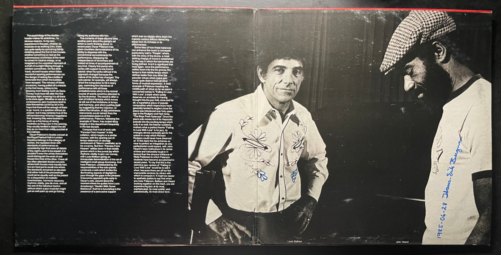 Oscar Peterson, Louis Bellson, John Heard ‎– The London Concert 2LP (Скандинавия 1979г.)