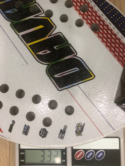 Легендарная ракетка Davai 2.2 Rakkettone с нанесением Rotor