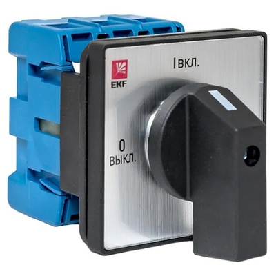 Переключатель кулачковый ПК-2-13 40А 3P "ВКЛ-ВЫКЛ" IP20 EKF pk-2-13-40