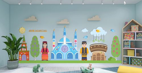 Декоративно-развивающая панель  «Мой Татарстан»