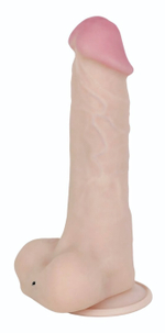 Телесный вибратор-реалистик NEOSKINUM - 21,5 см. (Цвет: телесный)