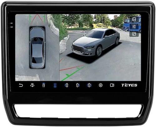 Магнитола для Mitsubishi ASX 2020+ (ШГУ 8", рамка тип 2) - Teyes CC3-2K-360 монитор 9.5" 2K QLED на Android 10, Быстрая, CarPlay, 4G SIM-слот, 4 камеры в комплекте