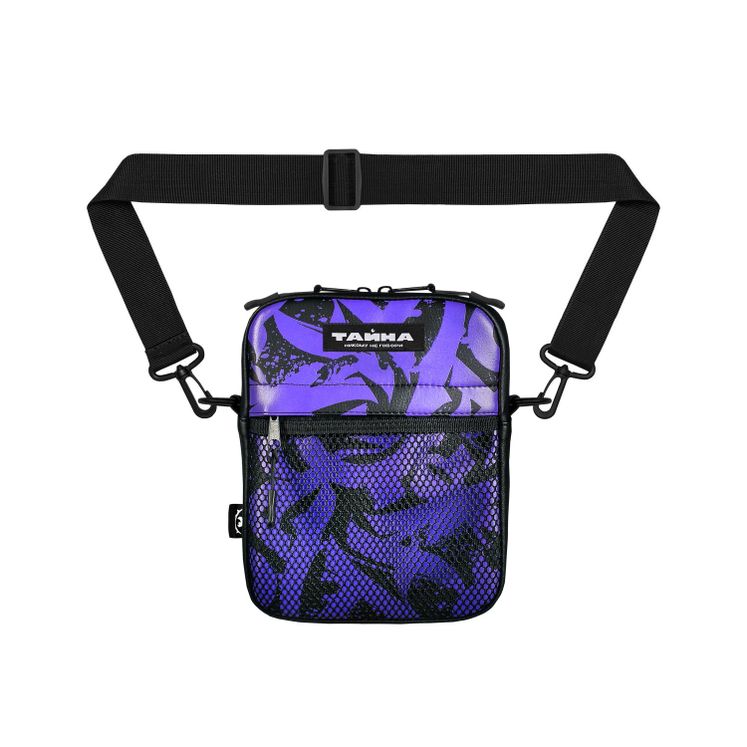 Сумка через плечо ТАЙНА x ЗУКО черный/экокожа/фиолетовый