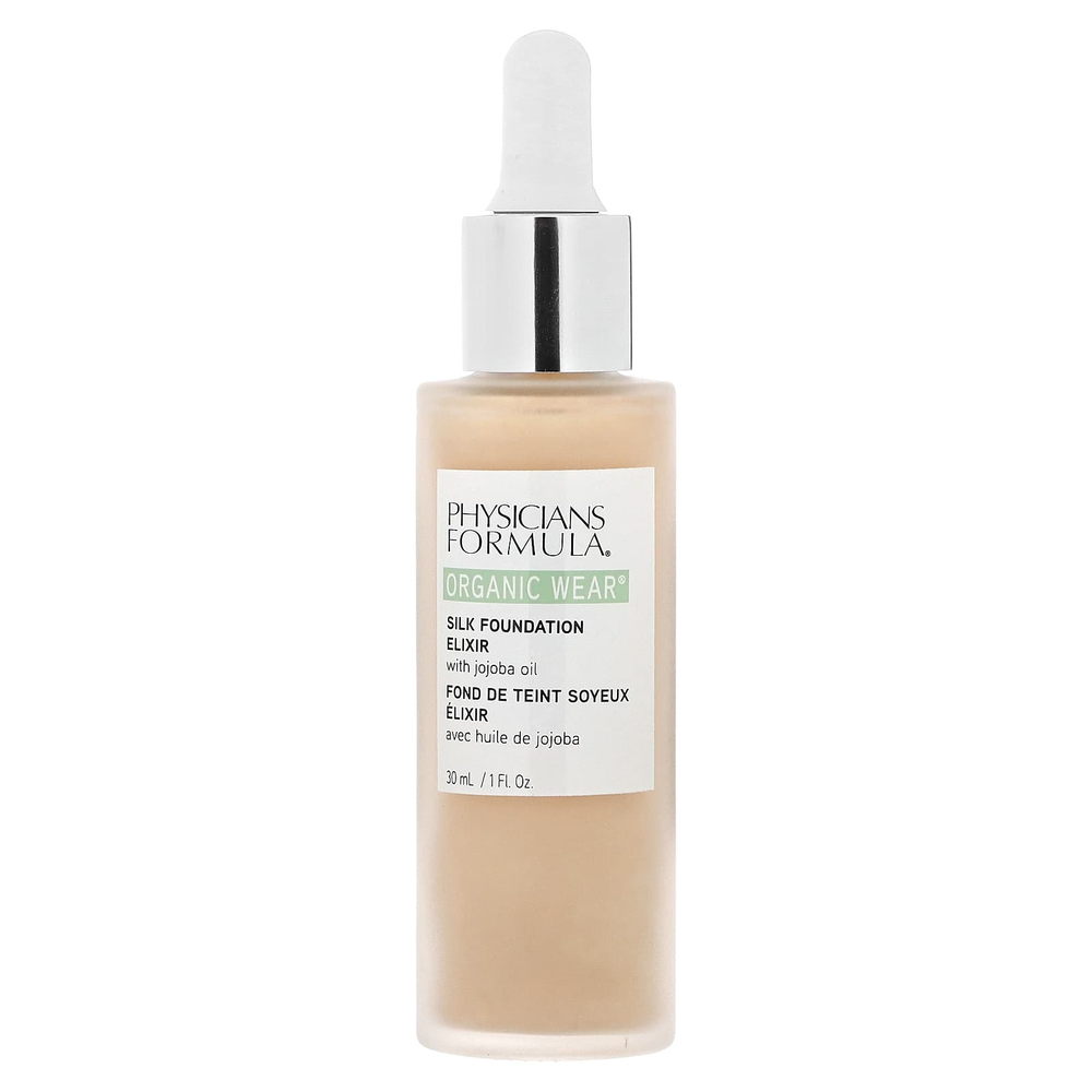 Physicians Formula, Organic Wear, эликсир для шелковой основы с маслом жожоба, PF11061 Fair, 30 мл (1 жидк. унц.)