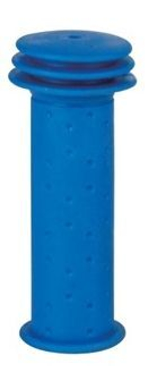 Ручки 00-170454 на руль детские H96 резиновые 102мм с торцевой защит. синие