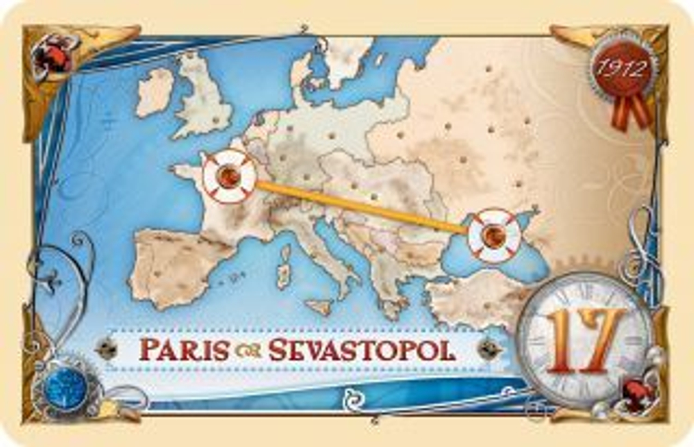 Ticket to Ride. Европа: 1912. Маршрут