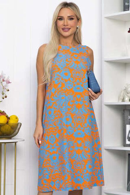 Платье Люси (оранжевое) П13857-25М LT Collection