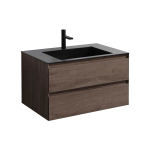 Тумба под раковину Vincea Luka 800 подвесная, 2 выкатных ящика soft-close, R.Oak