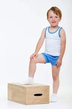 Комплект для мальчика (майка, трусы) р.122 Якоря/синий 103-011-00001, 1 шт.