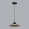 5055/9L L-VISION ODL24 457 черный/дымчатый/металл/стекло Подвес LED 9W 3000К SAUCER