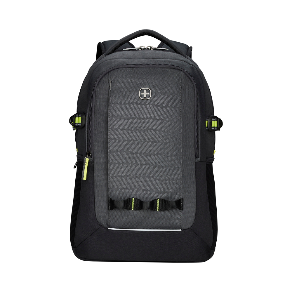 Прочный современный городской рюкзак чёрный объёмом 26 л NEXT Tyon WENGER 611990