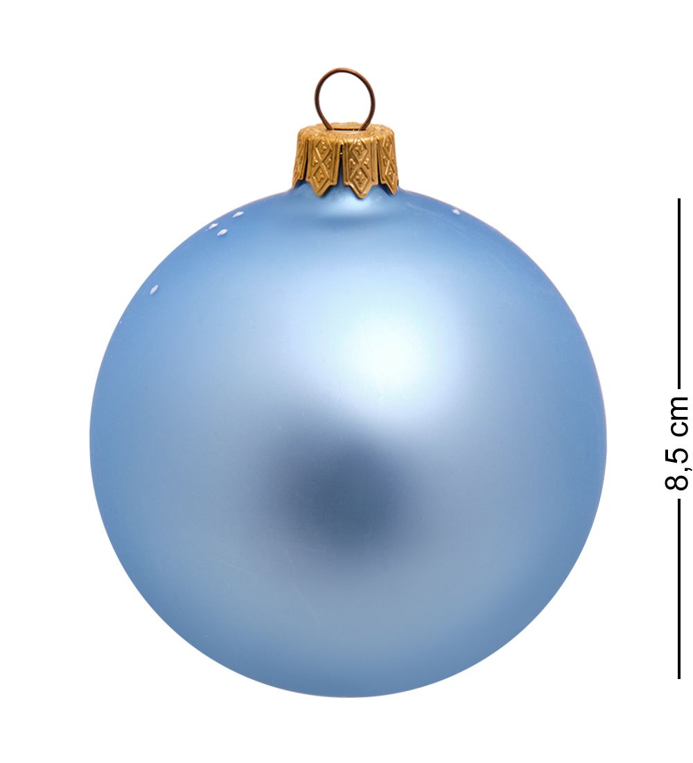 Элита НФШ-1585 Ел. украшение Шар «Дед Мороз» 85 мм