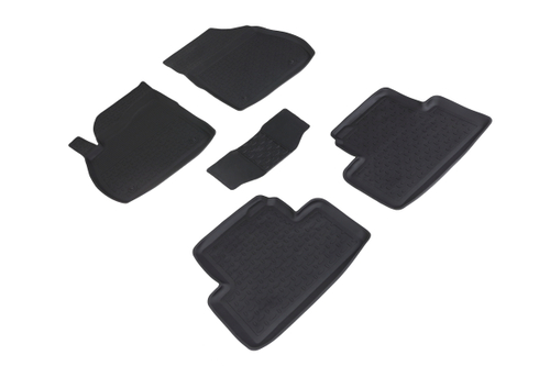 Резиновые коврики с высоким бортом для Opel Zafira C 2012-2019, Seintex.83434