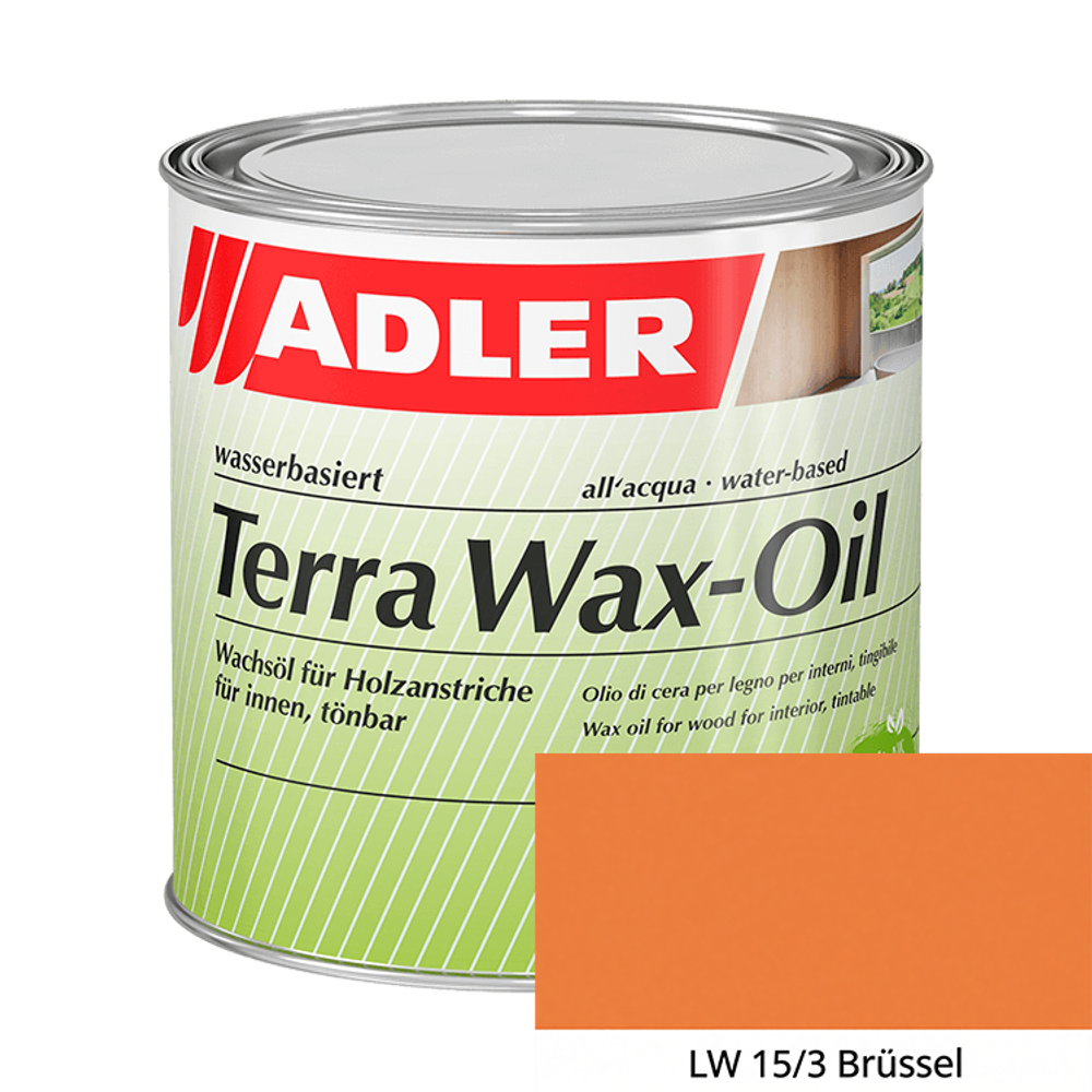 Terra Wax-Oil — масло с воском на водной основе для дерева внутри помещений | ADLER (Австрия)