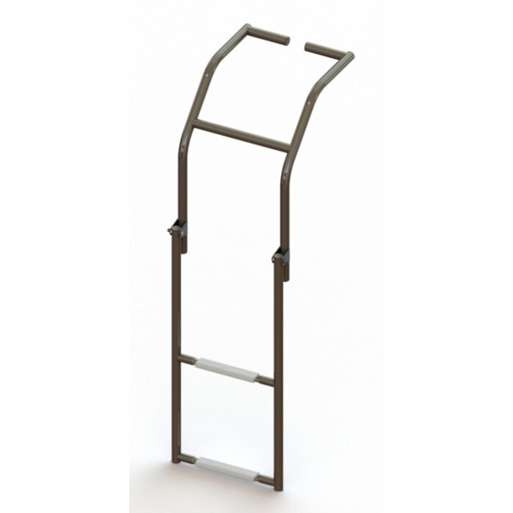 Трап складной для надувных лодок, 2 серых ступени (ширина 325 мм.) (10269509)