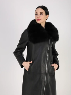 Дубленка зимняя натуральная длинная