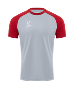 Футболка тренировочная JOGEL PREMIER PerFormDRY Training Tee, серый/темно-красный