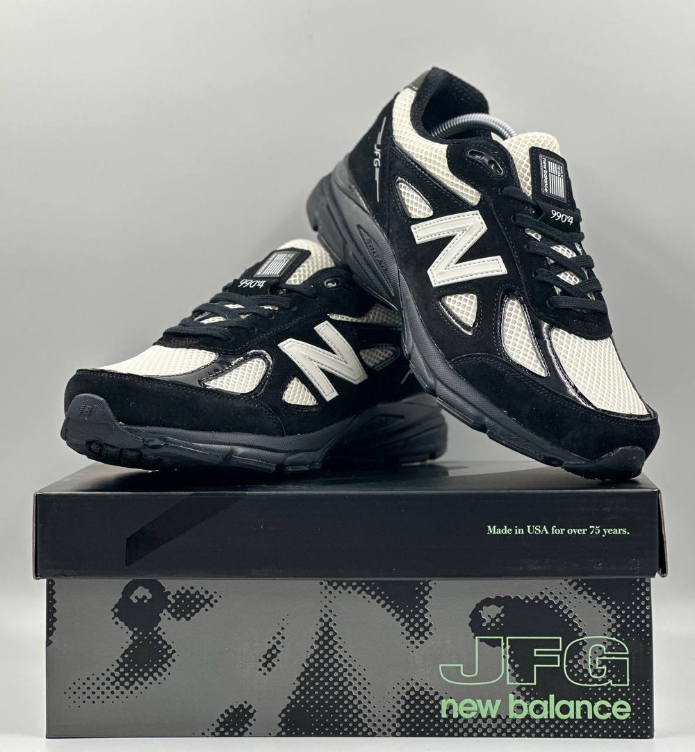 Кроссовки New Balance x JFG 990v4 #B211 (черн.)