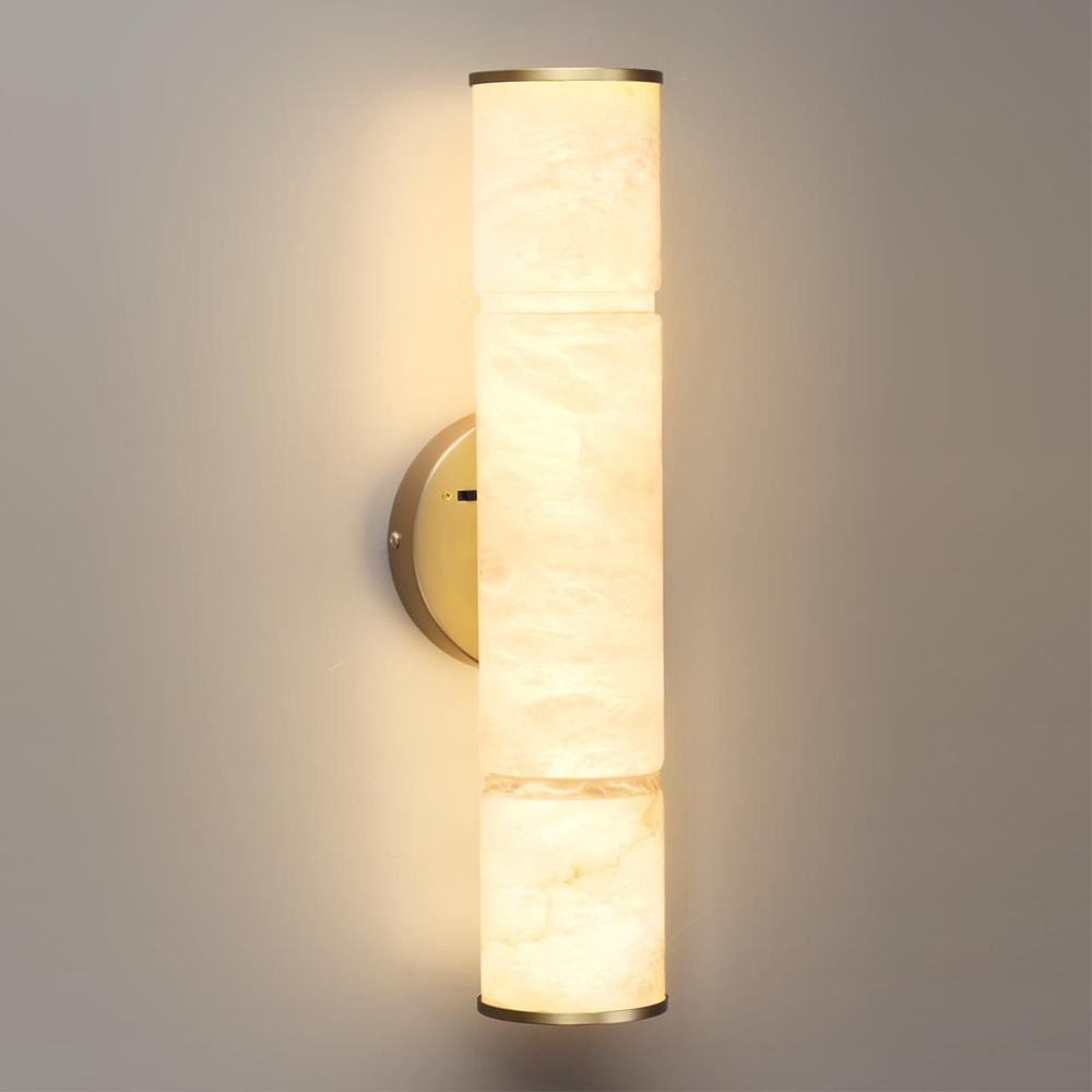 6674/12WL L-VISION ODL24 198 Настенный светильник латунь/металл/алебастр IP20 LED 12W 540Лм 3000K/4000K MARBELLA