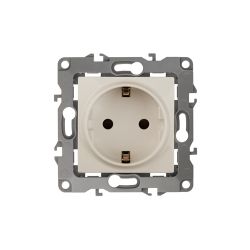 Розетка ЭРА Серия 12 12-2101-02 с заземлением 2P+E Schuko 16A-250В IP20 слоновая кость