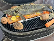 Керамический угольный гриль Primo Oval Family, 38x56 см