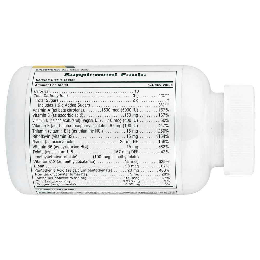 NaturesPlus, Жевательные мультивитамины для взрослых со вкусом экзотических ягод, 90 таблеток